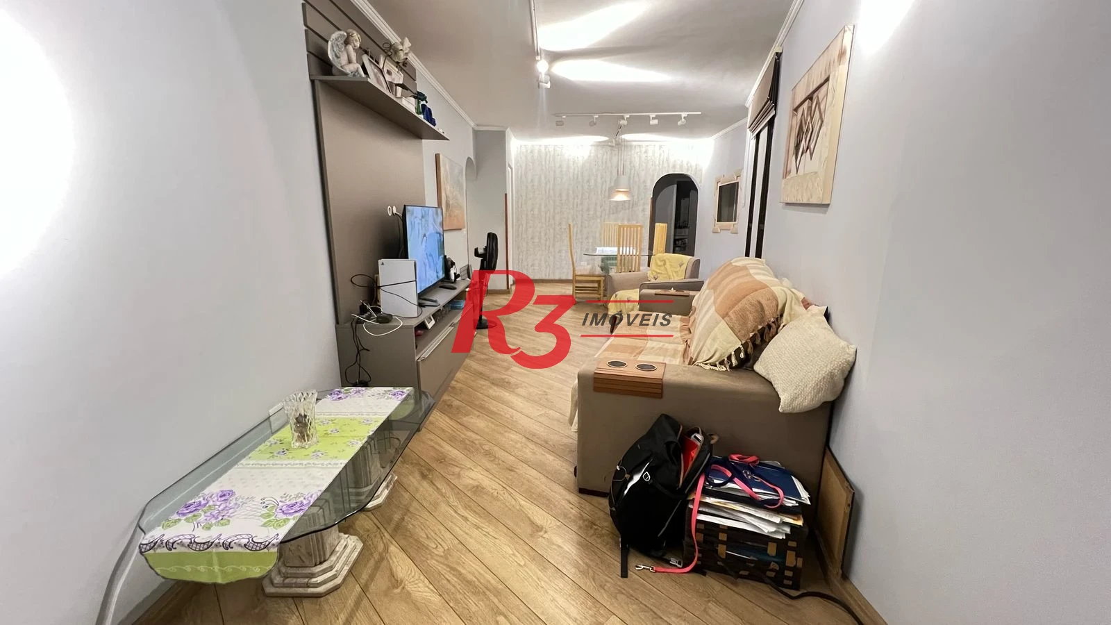 Apartamento com 3 dormitórios à venda, 124 m² por R$ 640.000,00 - Campo Grande - Santos/SP