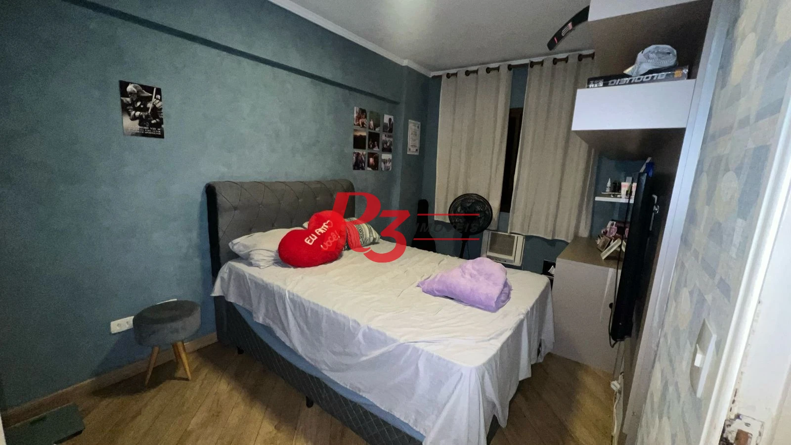 Apartamento com 3 dormitórios à venda, 124 m² por R$ 640.000,00 - Campo Grande - Santos/SP