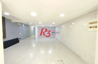Loja para alugar, 160 m² por R$ 9.800,00/mês - Gonzaga - Santos/SP