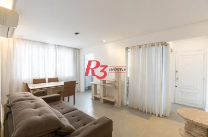Apartamento com 2 dormitórios, 85 m² - venda por R$ 750.000,00 ou aluguel por R$ 5.000,00/mês - Gonzaga - Santos/SP