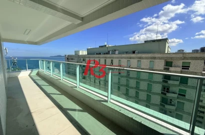 Apartamento com 3 dormitórios à venda, 170 m² por R$ 3.800.000,00 - Aparecida - Santos/SP