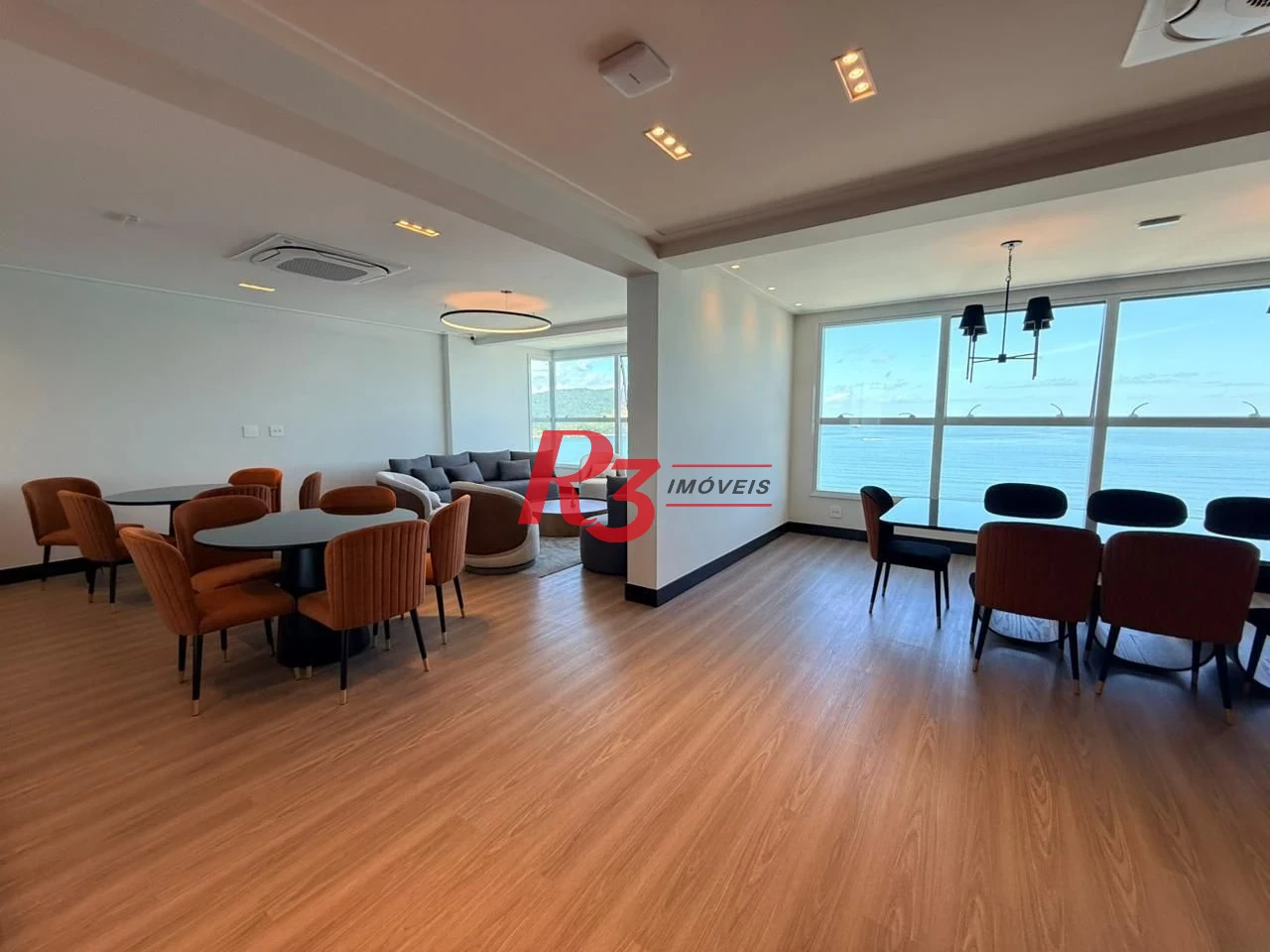 Apartamento com 3 dormitórios à venda, 170 m² por R$ 3.800.000,00 - Aparecida - Santos/SP