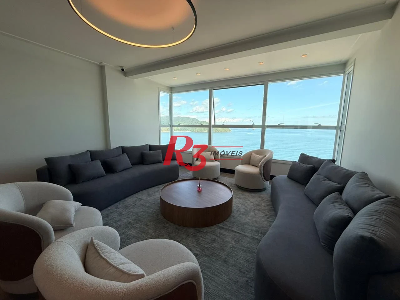 Apartamento com 3 dormitórios à venda, 170 m² por R$ 3.800.000,00 - Aparecida - Santos/SP