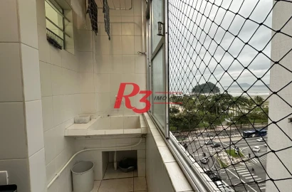 Apartamento com 1 dormitório para alugar, 30 m² por R$ 3.000,02/mês - José Menino - Santos/SP