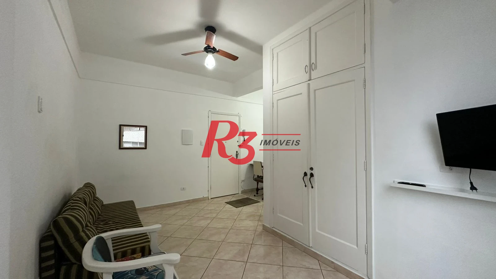 Apartamento com 1 dormitório para alugar, 30 m² por R$ 3.000,02/mês - José Menino - Santos/SP