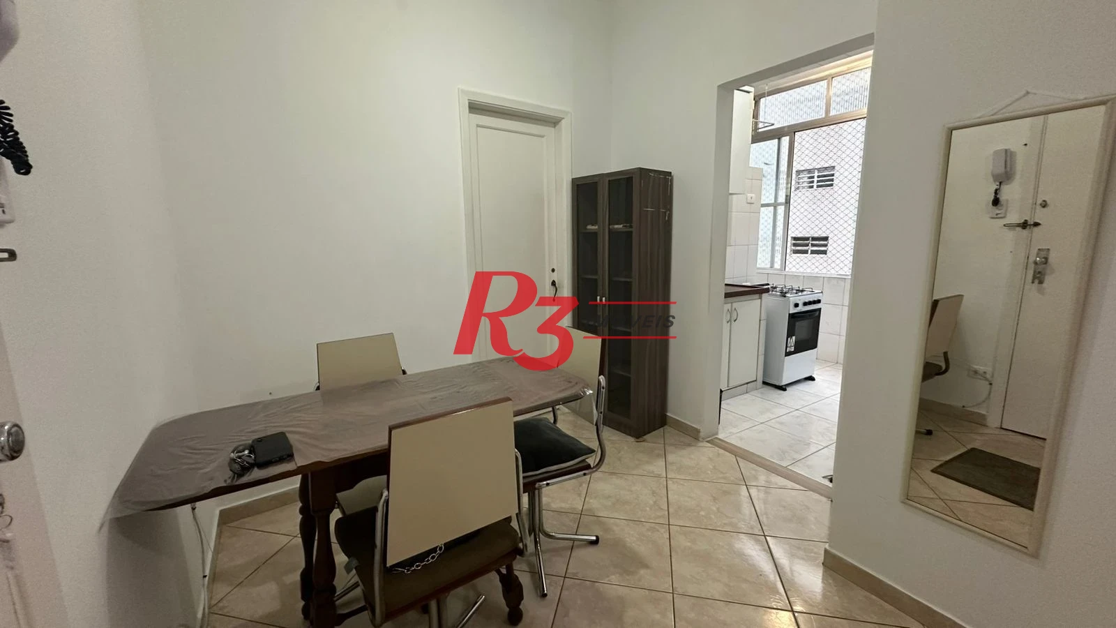 Apartamento com 1 dormitório para alugar, 30 m² por R$ 3.000,02/mês - José Menino - Santos/SP