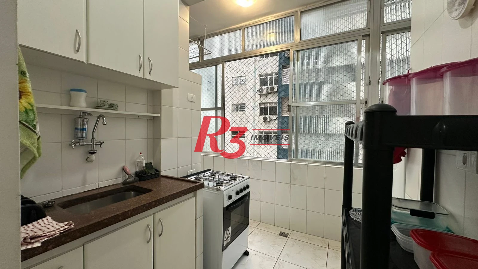Apartamento com 1 dormitório para alugar, 30 m² por R$ 3.000,02/mês - José Menino - Santos/SP