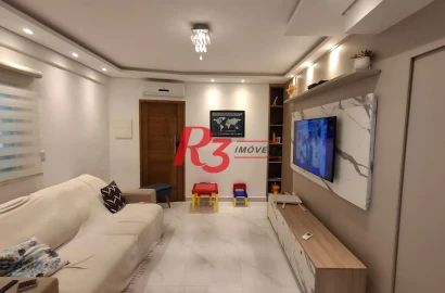 Casa com 2 dormitórios para alugar, 120 m² por R$ 5.240,00/mês - Vila Belmiro - Santos/SP