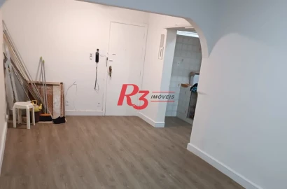 Apartamento com 1 dormitório à venda, 41 m² por R$ 400.000,00 - Embaré - Santos/SP