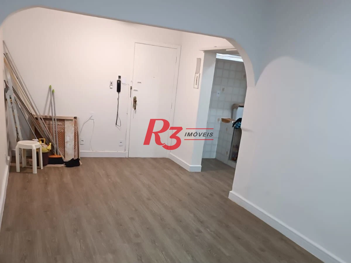 Apartamento com 1 dormitório à venda, 41 m² por R$ 400.000,00 - Embaré - Santos/SP