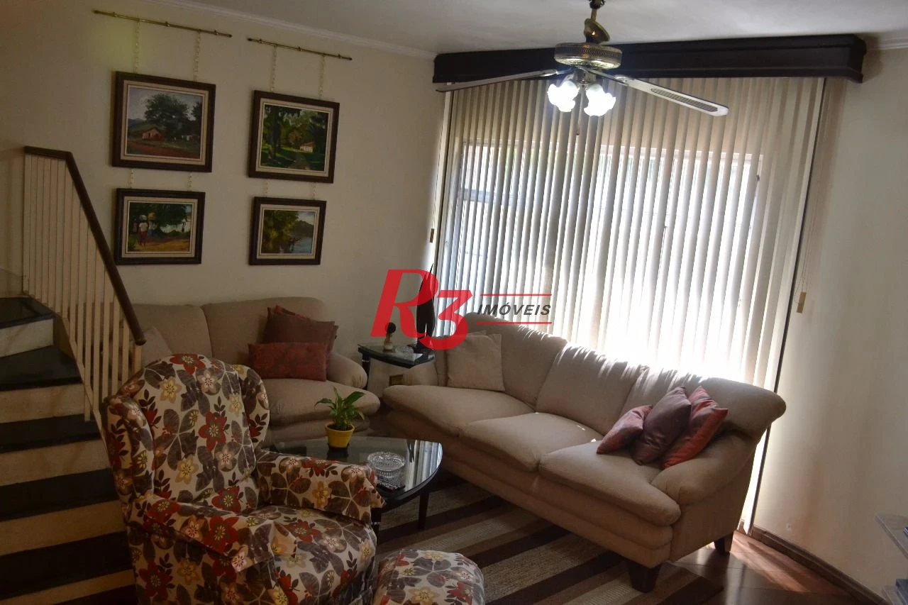 Sobrado com 3 dormitórios à venda, 134 m² por R$ 1.490.000,00 - Ponta da Praia - Santos/SP