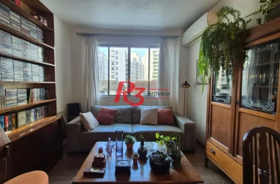 Oportunidade na orla da praia do Boqueirão, 1 quarto + dependência completa, 60 m², 1 vaga coletiva, 3 elevadores novos, elétrica do prédio nova!