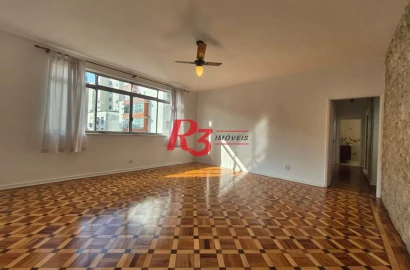 Apartamento com 3 dormitórios à venda, 146 m² por R$ 1.050.000,00 - Boqueirão - Santos/SP