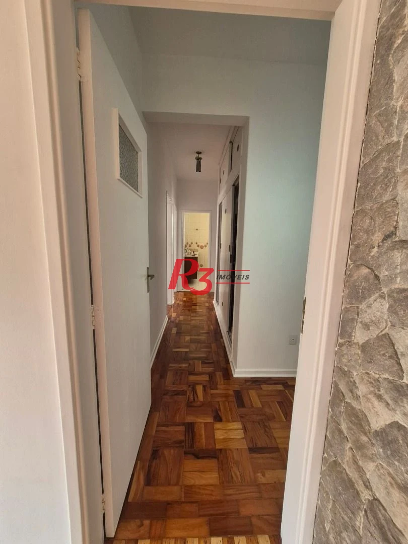 Apartamento com 3 dormitórios à venda, 146 m² por R$ 1.050.000,00 - Boqueirão - Santos/SP