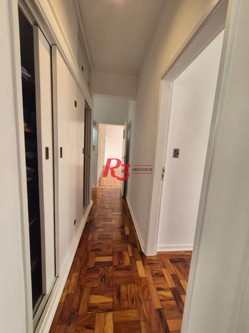Apartamento com 3 dormitórios à venda, 146 m² por R$ 1.050.000,00 - Boqueirão - Santos/SP