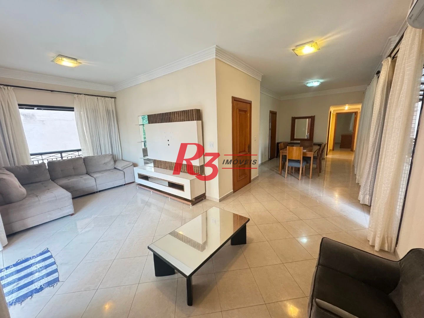 Apartamento Garden com 4 dormitórios para alugar, 300 m² por R$ 9.500,00/mês - Aparecida - Santos/SP