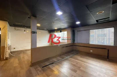 Loja para alugar, 76 m² por R$ 6.000,00/mês - Embaré - Santos/SP