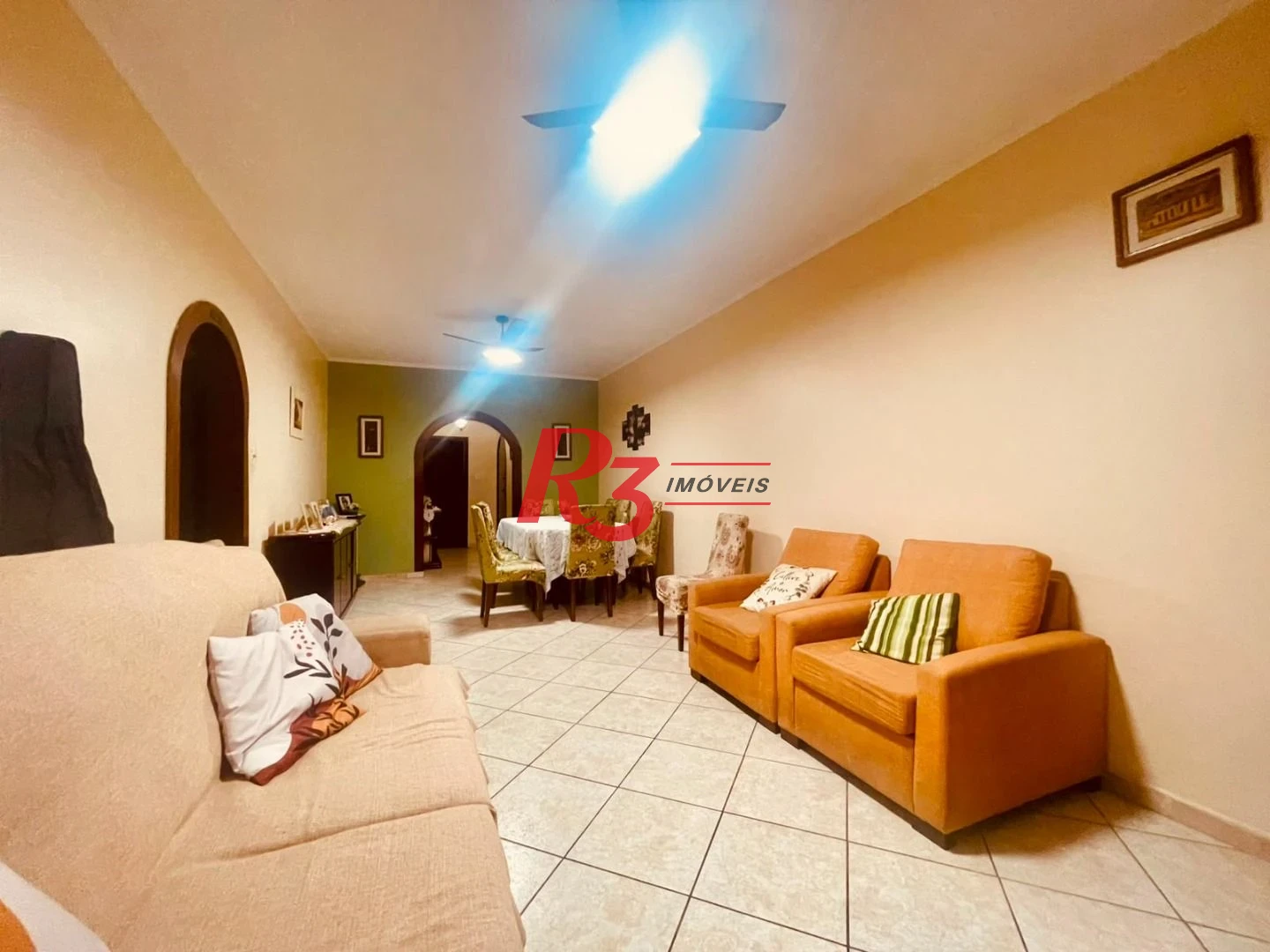 Apartamento com 3 dormitórios à venda, 133 m² por R$ 1.280.000,00 - Boqueirão - Santos/SP