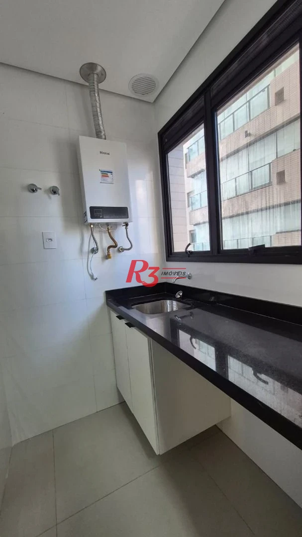 Apartamento com 1 dormitório para alugar, 55 m² por R$ 5.100,02/mês - Aparecida - Santos/SP