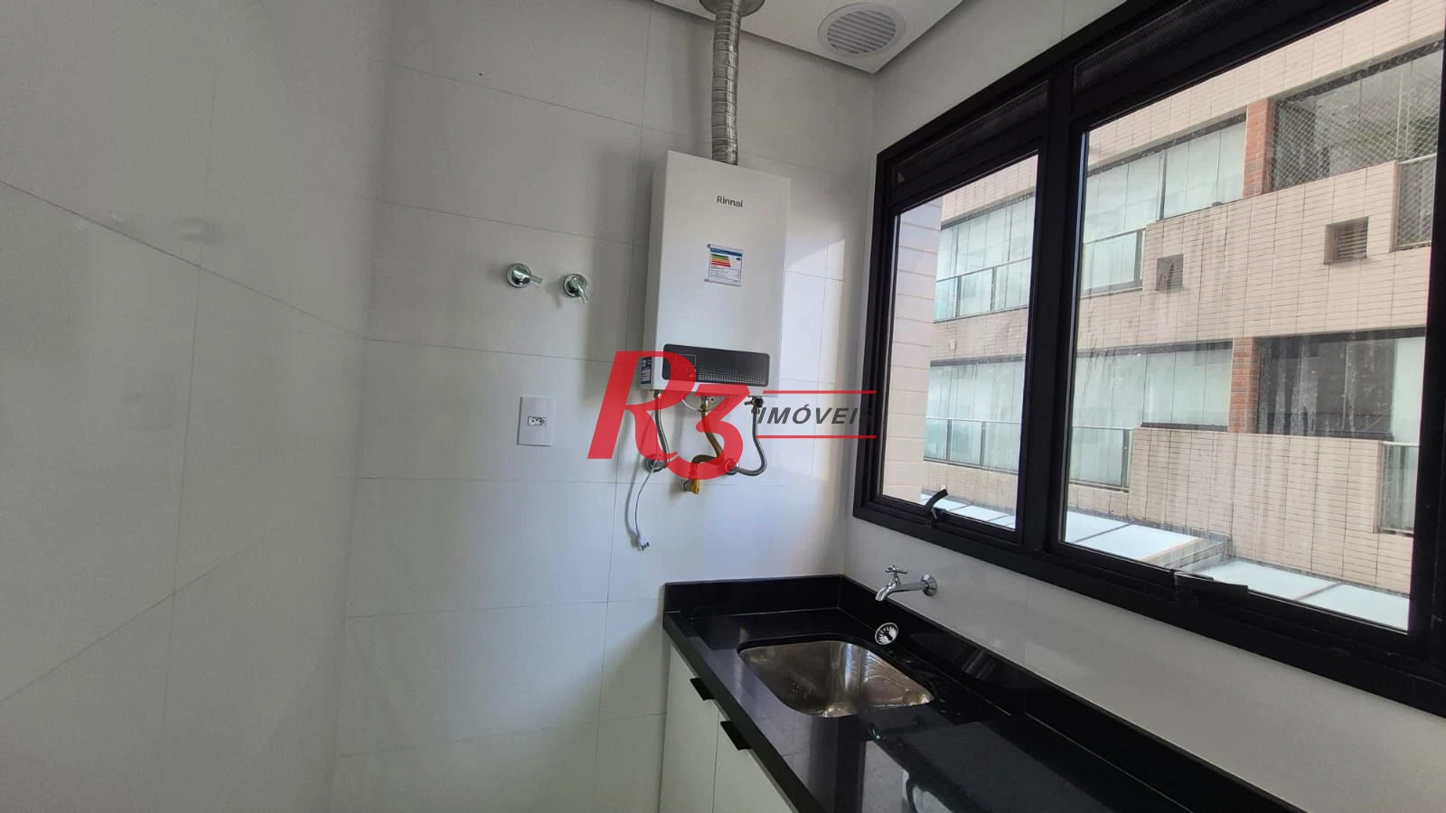 Apartamento com 1 dormitório para alugar, 55 m² por R$ 5.100,02/mês - Aparecida - Santos/SP