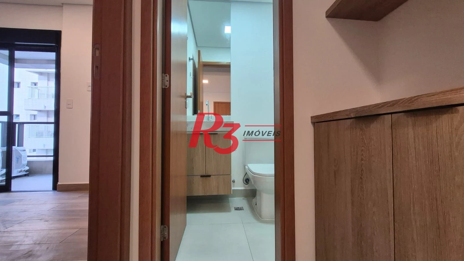 Apartamento com 1 dormitório para alugar, 55 m² por R$ 5.100,02/mês - Aparecida - Santos/SP