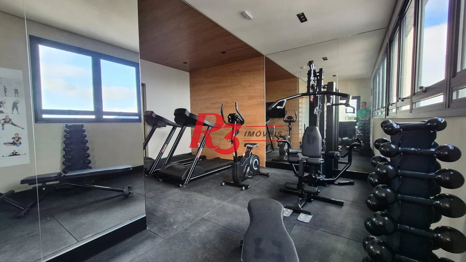 Apartamento com 1 dormitório para alugar, 55 m² por R$ 5.100,02/mês - Aparecida - Santos/SP