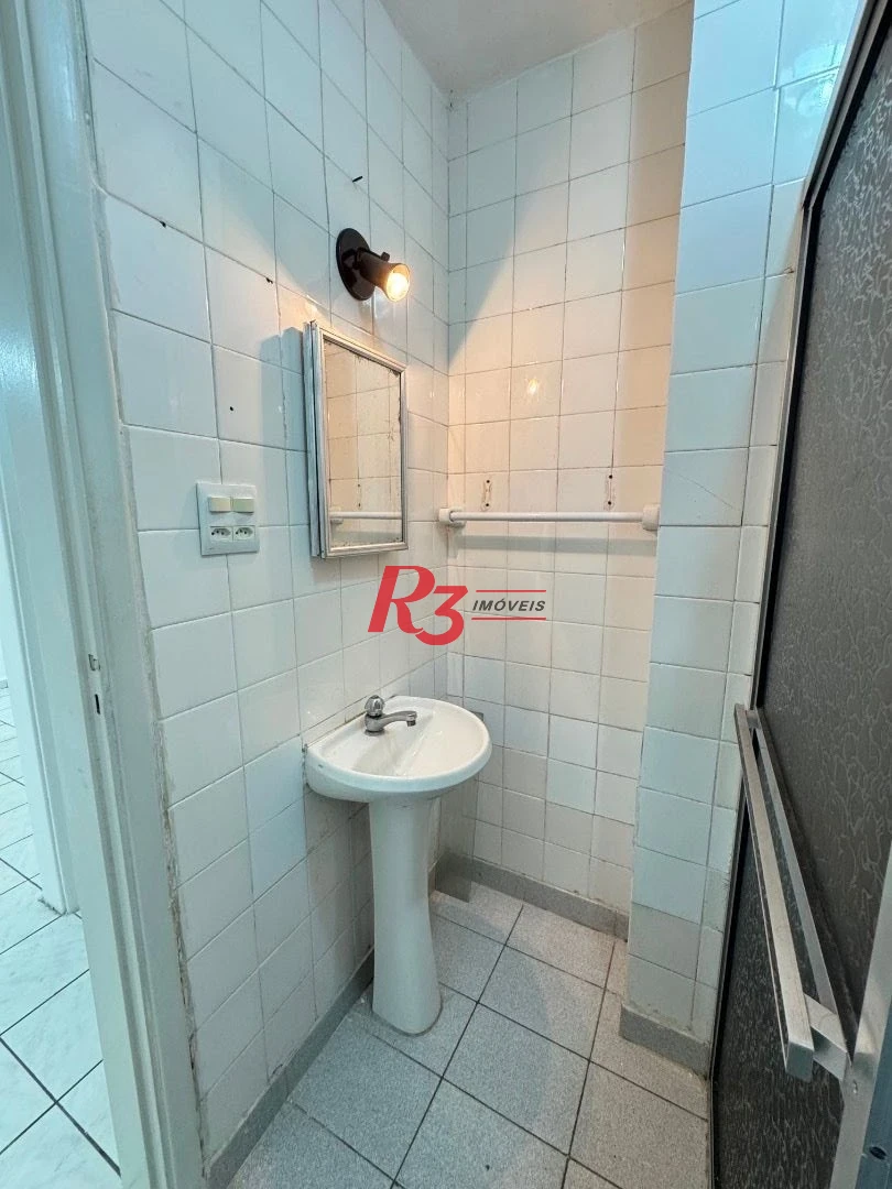 Apartamento com 1 dormitório para alugar, 50 m² por R$ 3.000,00/mês - Aparecida - Santos/SP