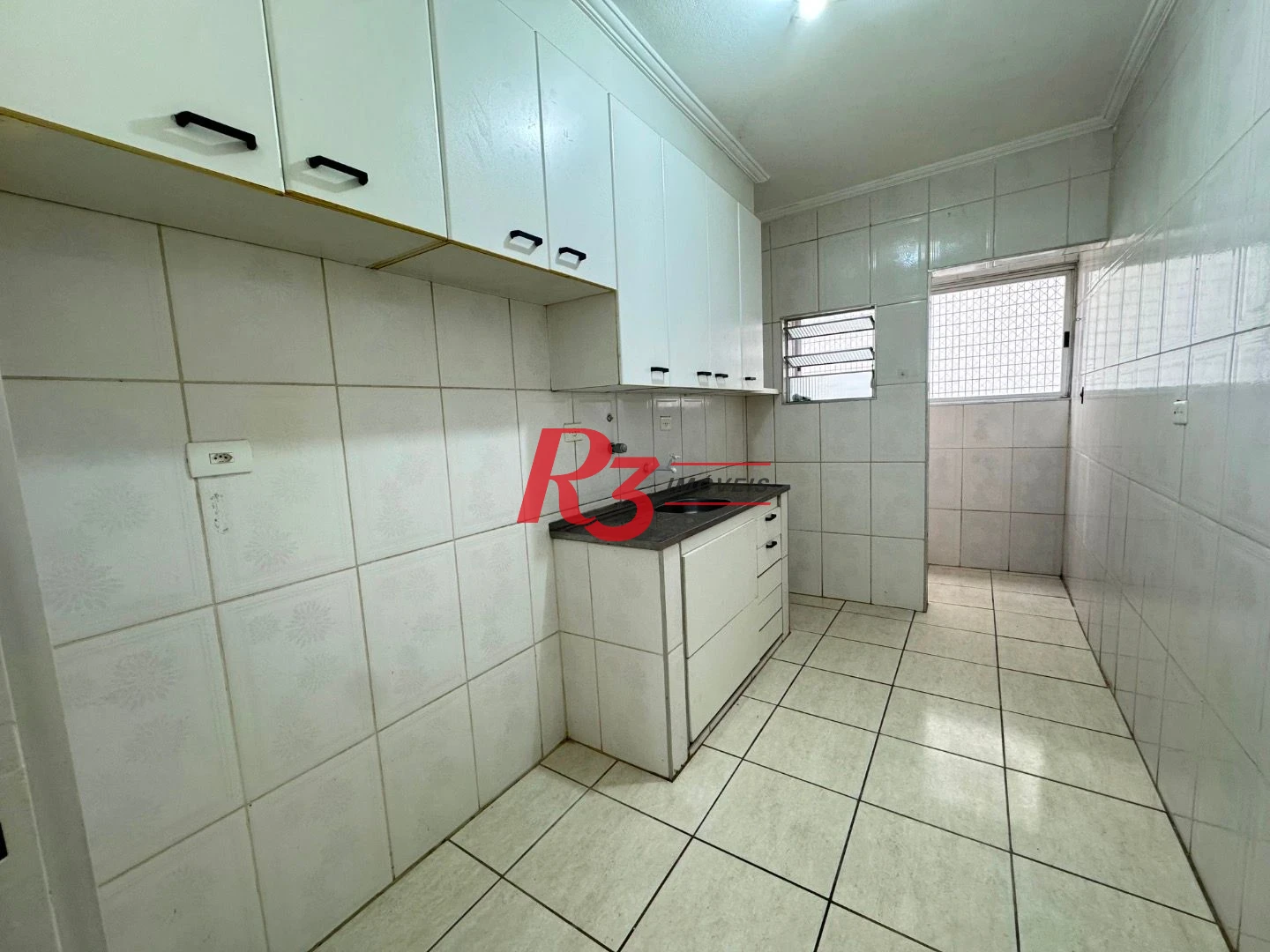 Apartamento com 1 dormitório para alugar, 50 m² por R$ 3.000,00/mês - Aparecida - Santos/SP