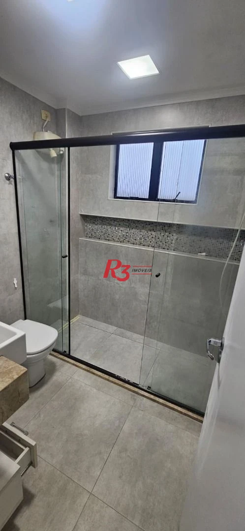Cobertura com 2 dormitórios para alugar, 180 m² por R$ 6.500,00/mês - Aparecida - Santos/SP