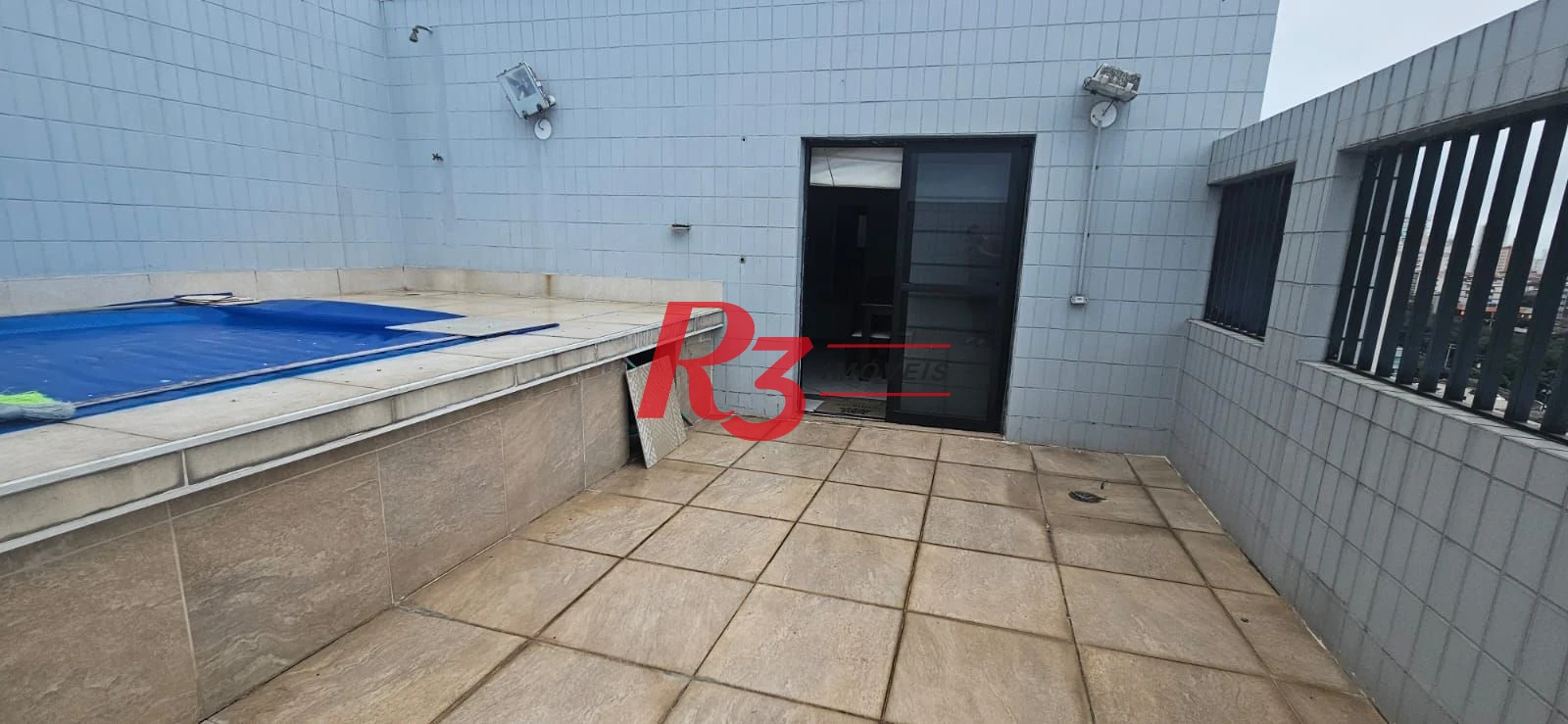 Cobertura com 2 dormitórios para alugar, 180 m² por R$ 6.500,00/mês - Aparecida - Santos/SP