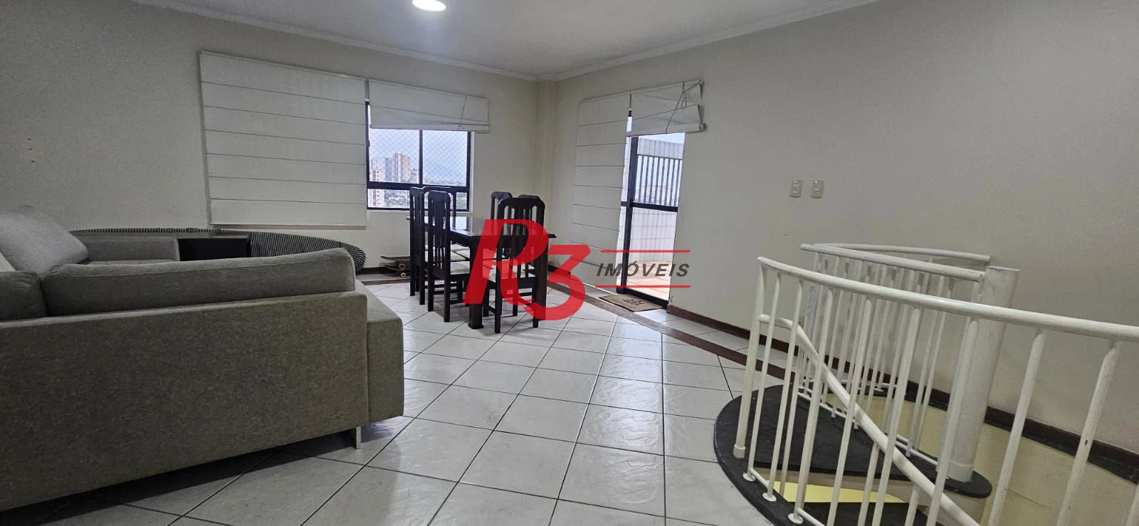 Cobertura com 2 dormitórios para alugar, 180 m² por R$ 6.500,00/mês - Aparecida - Santos/SP