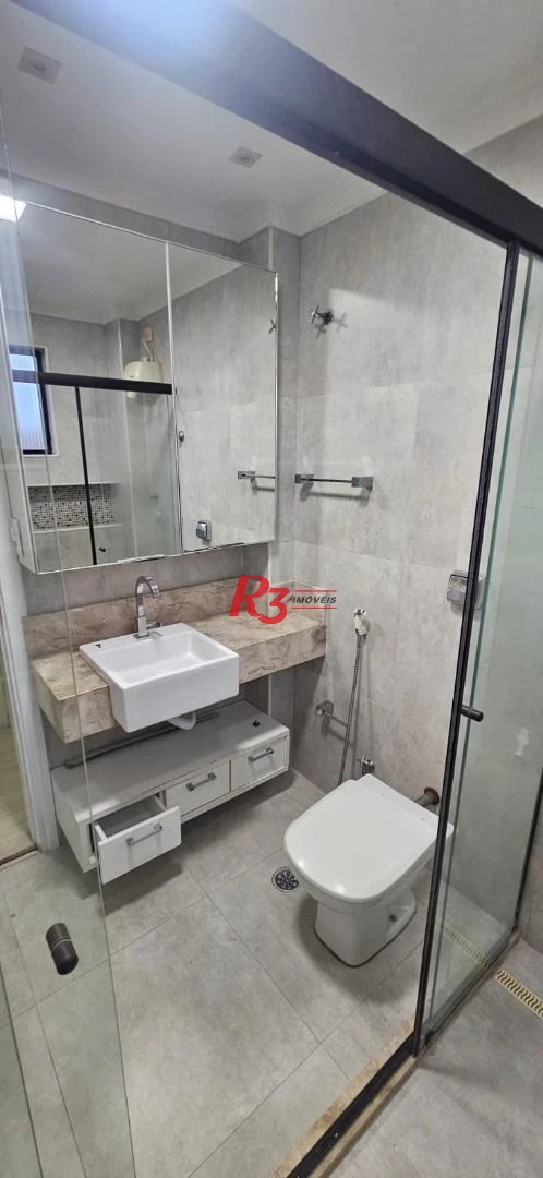 Cobertura com 2 dormitórios para alugar, 180 m² por R$ 6.500,00/mês - Aparecida - Santos/SP