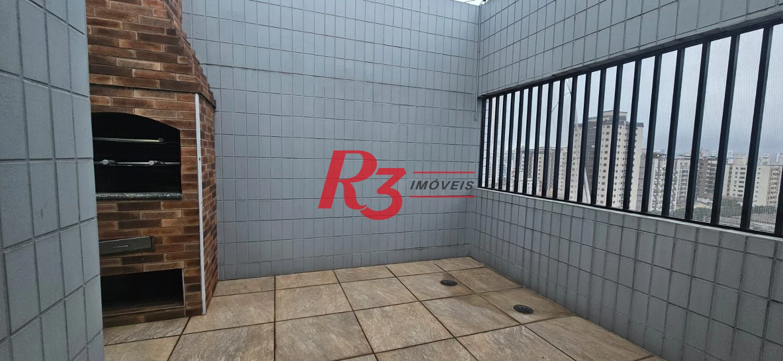 Cobertura com 2 dormitórios para alugar, 180 m² por R$ 6.500,00/mês - Aparecida - Santos/SP