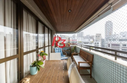 Apartamento com 4 dormitórios à venda, 213 m² por R$ 2.890.000,00 - Boqueirão - Santos/SP