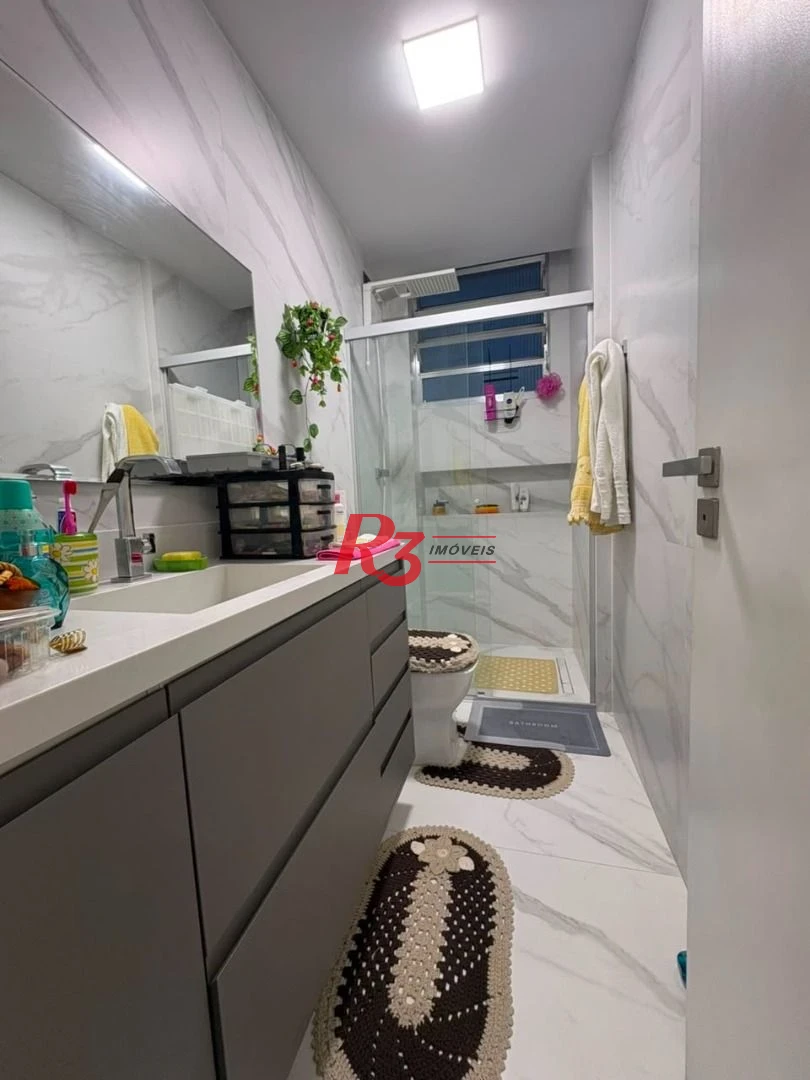 Apartamento com 3 dormitórios à venda, 127 m² por R$ 1.299.000,00 - Gonzaga - Santos/SP