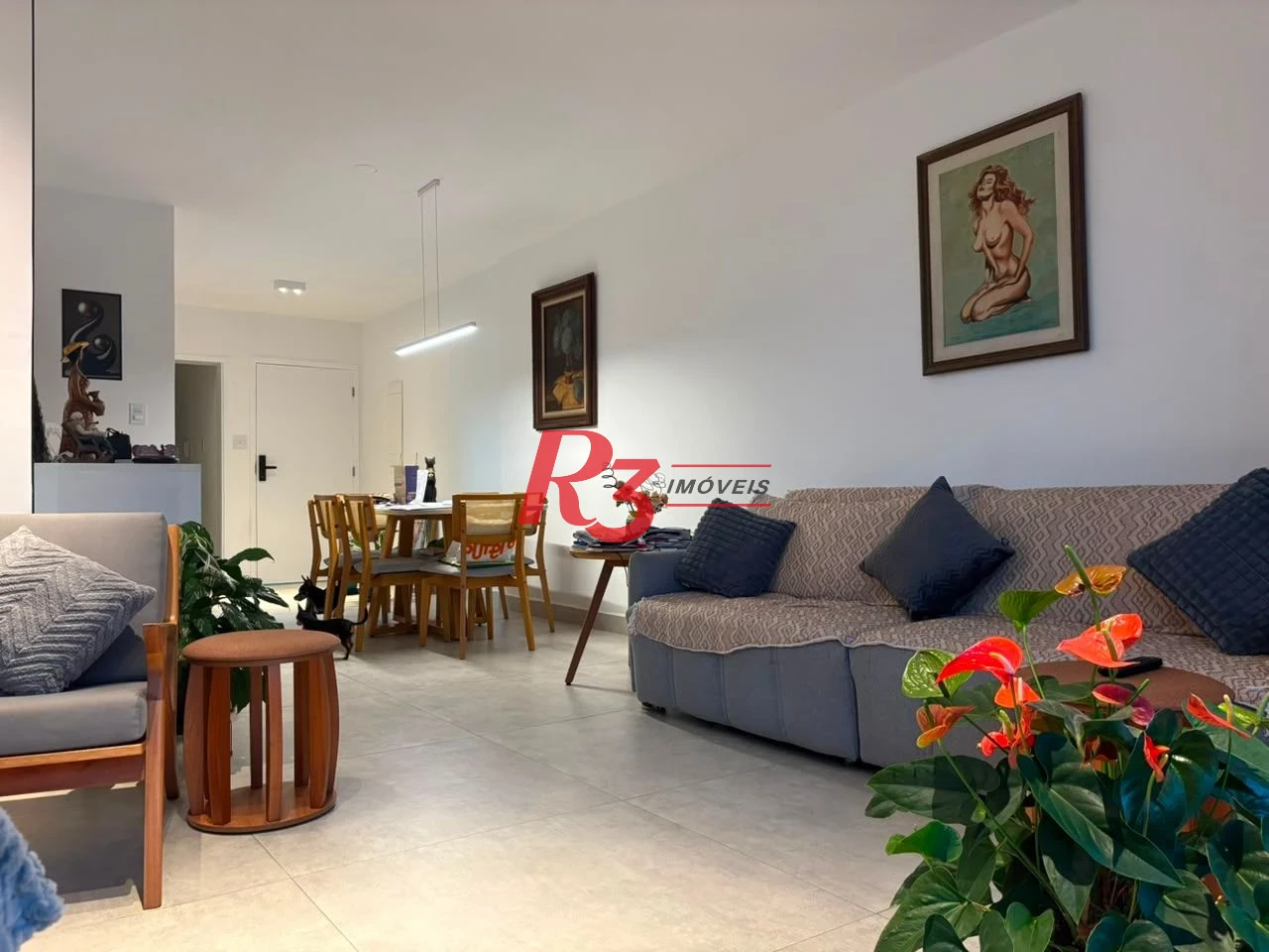 Apartamento com 3 dormitórios à venda, 127 m² por R$ 1.299.000,00 - Gonzaga - Santos/SP