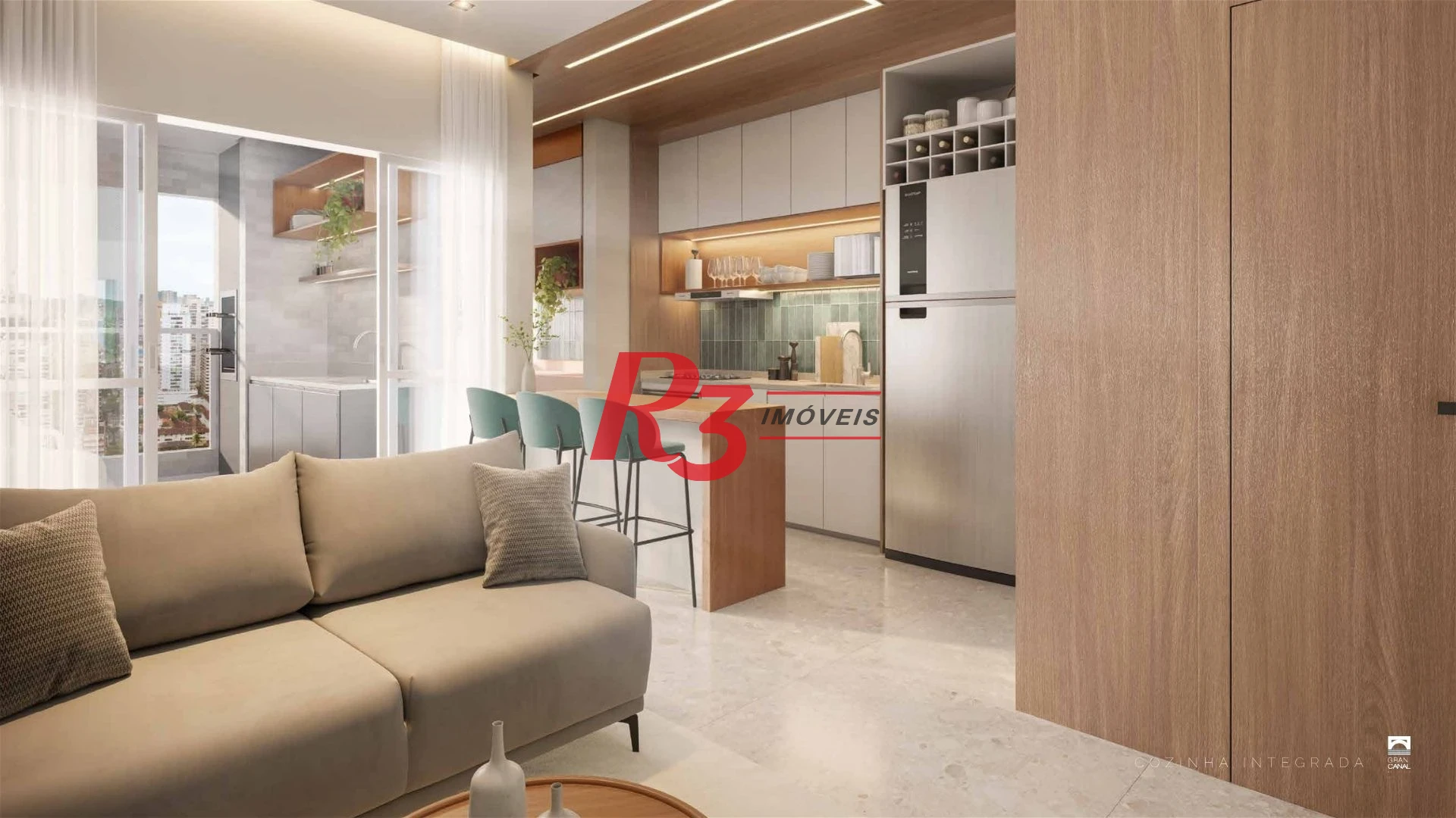Apartamento com 2 dormitórios à venda, 70 m² por R$ 823.200 - Vila Belmiro - Santos/SP