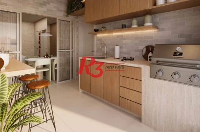 Apartamento com 3 dormitórios à venda, 91 m² por R$ 1.092.000 - Vila Belmiro - Santos/SP