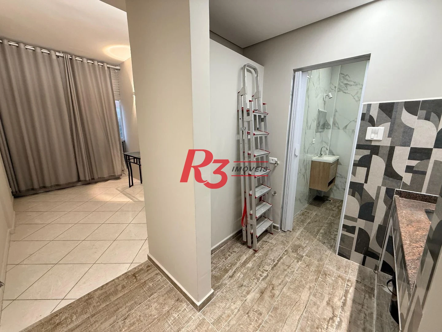 Apartamento à venda, 32 m² por R$ 373.000,00 - Boqueirão - Santos/SP