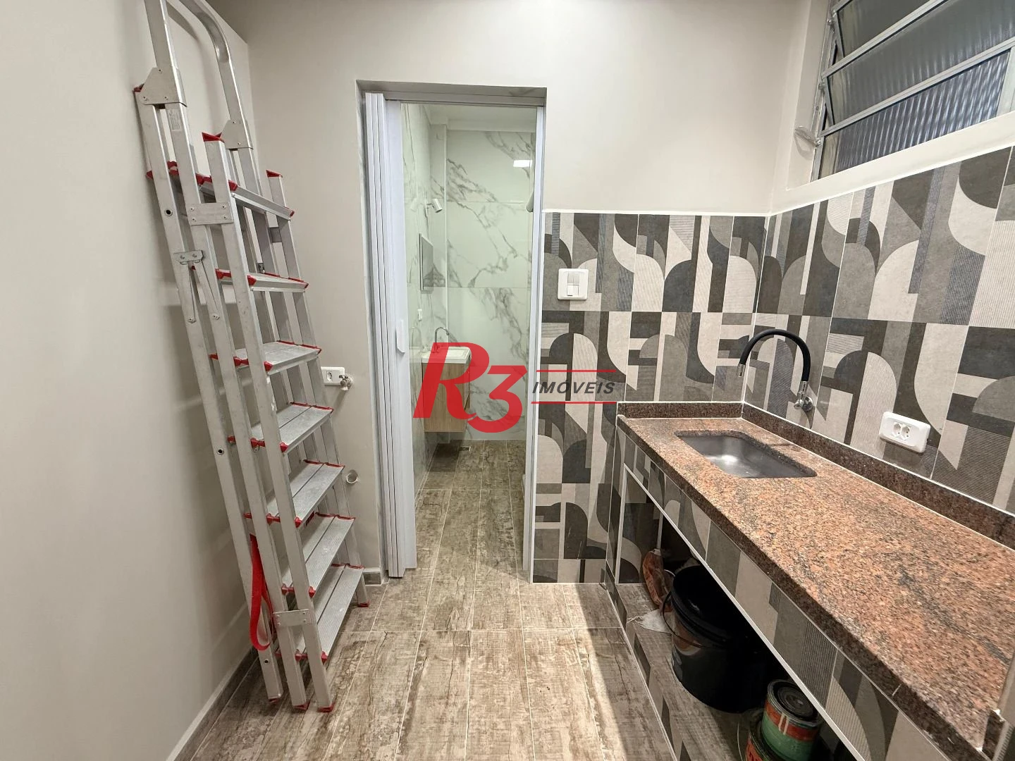 Apartamento à venda, 32 m² por R$ 373.000,00 - Boqueirão - Santos/SP