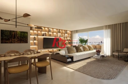 Apartamento com 3 dormitórios à venda, 160 m² por R$ 2.421.900 - Ponta da Praia - Santos/SP
