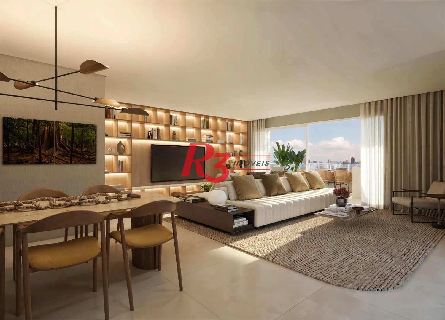 Apartamento com 3 dormitórios à venda, 160 m² por R$ 2.421.900 - Ponta da Praia - Santos/SP
