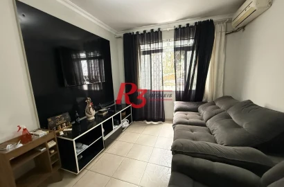 Apartamento com 2 dormitórios à venda, 70 m² por R$ 450.000,00 - Campo Grande - Santos/SP