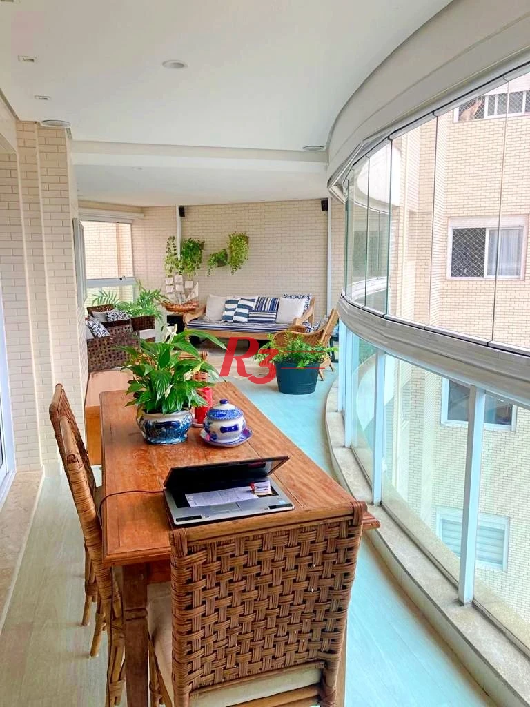 Apartamento com 3 dormitórios à venda, 204 m² por R$ 3.145.000,00 - Embaré - Santos/SP