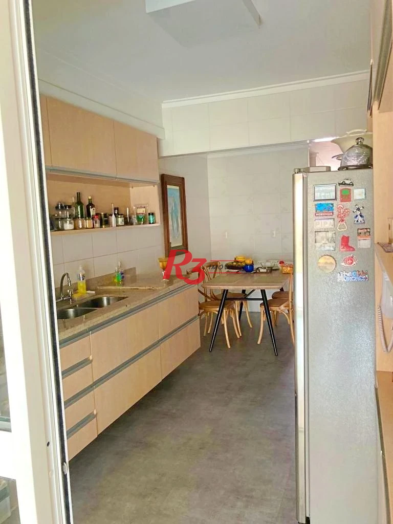 Apartamento com 3 dormitórios à venda, 204 m² por R$ 3.145.000,00 - Embaré - Santos/SP
