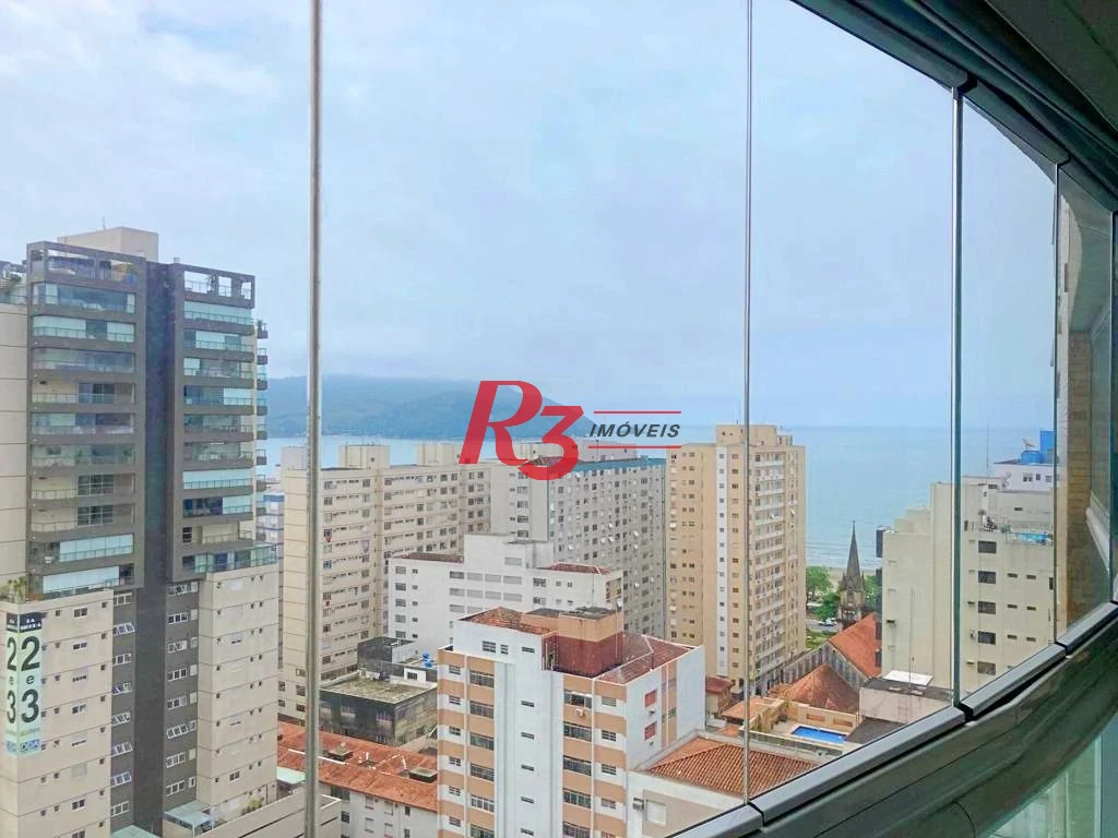 Apartamento com 3 dormitórios à venda, 204 m² por R$ 3.145.000,00 - Embaré - Santos/SP