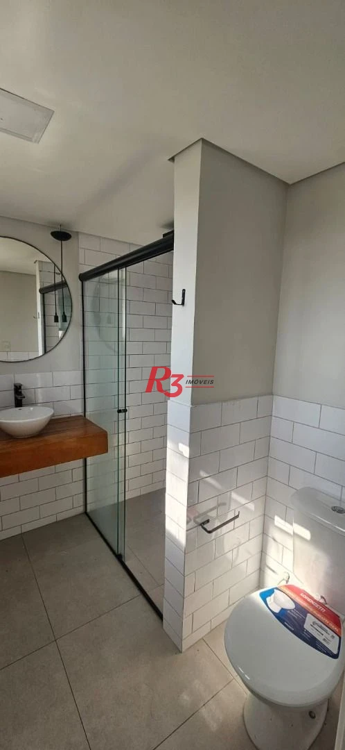 Apartamento com 2 dormitórios para alugar, 96 m² por R$ 4.500,00/mês - Aparecida - Santos/SP