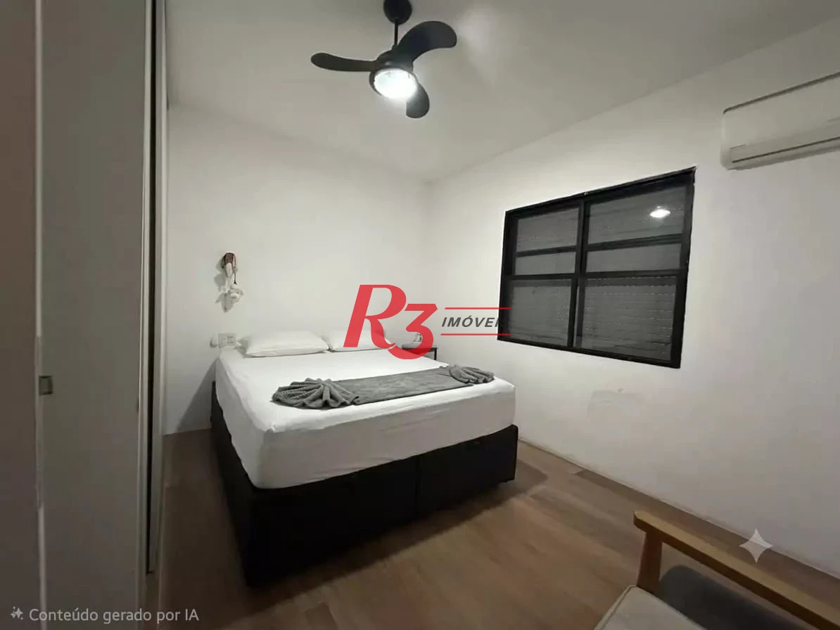 Apartamento com 2 dormitórios para alugar, 96 m² por R$ 4.500,00/mês - Aparecida - Santos/SP
