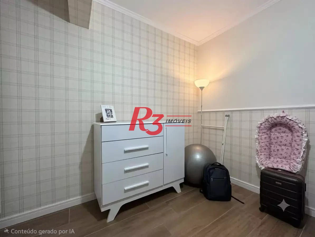 Apartamento com 2 dormitórios para alugar, 96 m² por R$ 4.500,00/mês - Aparecida - Santos/SP