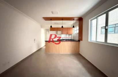 Apartamento com 2 dormitórios à venda, 65 m² por R$ 520.000,00 - Macuco - Santos/SP